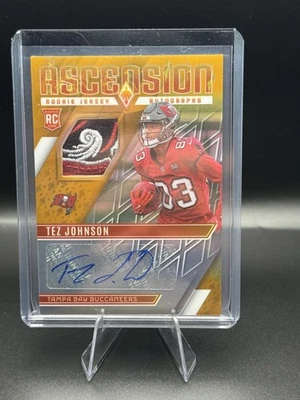 2025 Panini Phoenix - Tez Johnson - ARJ-TJN 09/10 - Tampa Bay Buccaneers - Image 1 of 2