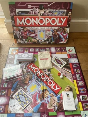 Monopoly Aston Villa Football Club AVFC Edition Board Game 2010 - Image 1 of 4