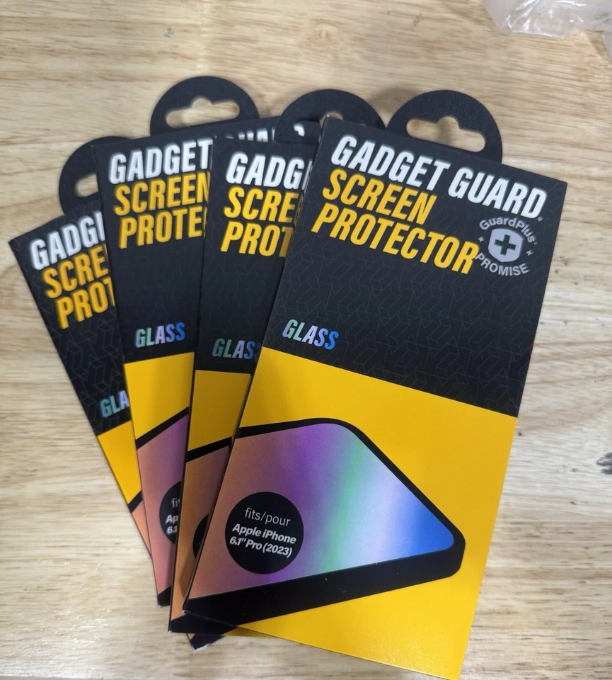 Protetor de tela de vidro iPhone 15 Pro 4 peças - Novo em folha protetor de gadget - Imagem 1 de 1