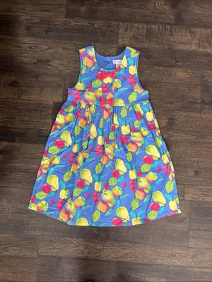 VTG 90's Gymboree Dress French Country Fruit Dress  XXL 4 5 6 NWT Single Stitch - Image 1 of 4