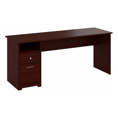 Bush Furniture Cabot 72W Computer Desk with Drawers in Harvest Cherry - Image 1 of 4