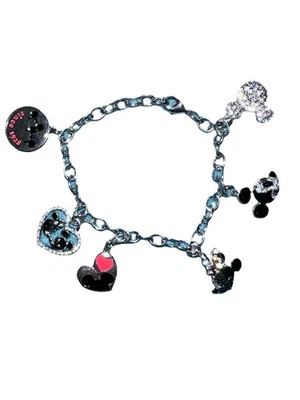 Pulsera Mickey's 90th Birthday Mickey & Minnie Charm, 8" Foto 1 de 4