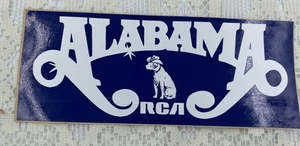 Alabama Band RCA Nipper Bumper Sticker 1980s New Old Stock VINTAGE - Picture 1 of 3
