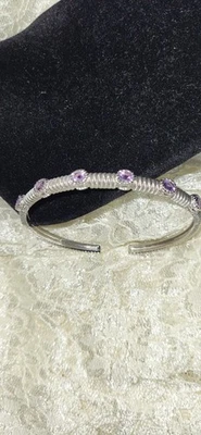 PULSERA BRAZALETE JUDITH RIPKA AMATYT PLATA DE LEY Foto 1 de 4