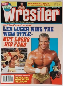 The Wrestler November 1991 Magazine Lex Luger Roddy Piper WWF PWI WCW PRO - Picture 1 of 2