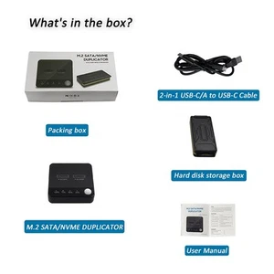 Streamlined 2 Bay M 2 For SATA Cloning Solution for Busy Professionals - Picture 1 of 12