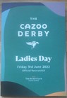 Epsom OAKS Ladies Day Race Card 3/6/22 2022 racecard Derby Tuesday Hukum