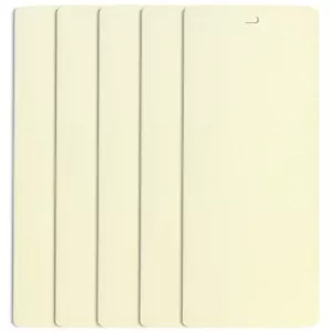 DALIX Lino Vertical Blinds Window Slats Replacement Parts 5 Pack Qty / Ivory - Picture 1 of 4