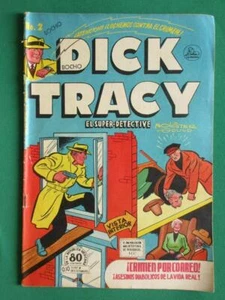 1951 DICK TRACY #41 BLACKHAWK AD LA PRENSA #2 SPANISH MEXICAN COMIC - Picture 1 of 1
