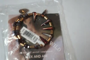 Alex and Ani Depths of The Wild Wickelarmband Logo Dehndraht goldfarben  - Bild 1 von 3