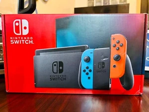 NEU! / Nintendo SWITCH: 32GB Konsole: Joy-Con (L) neonblau/ (R) neonrot - Bild 1 von 1
