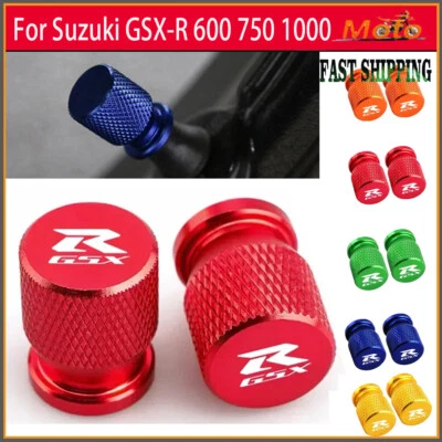 For Suzuki GSX-R 600 750 1000 Accessories Tire Valve Stem Cover Caps Universal - Image 1 of 4