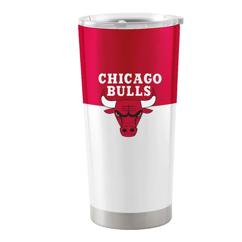 Chicago Bulls 20oz. Colorblock Stainless Steel Tumbler Cover
