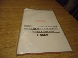 Libro de instrucciones MÁQUINA DE COSER CANTANTE para TIPO 12,14,16 y 18 - Imagen 1 de 2