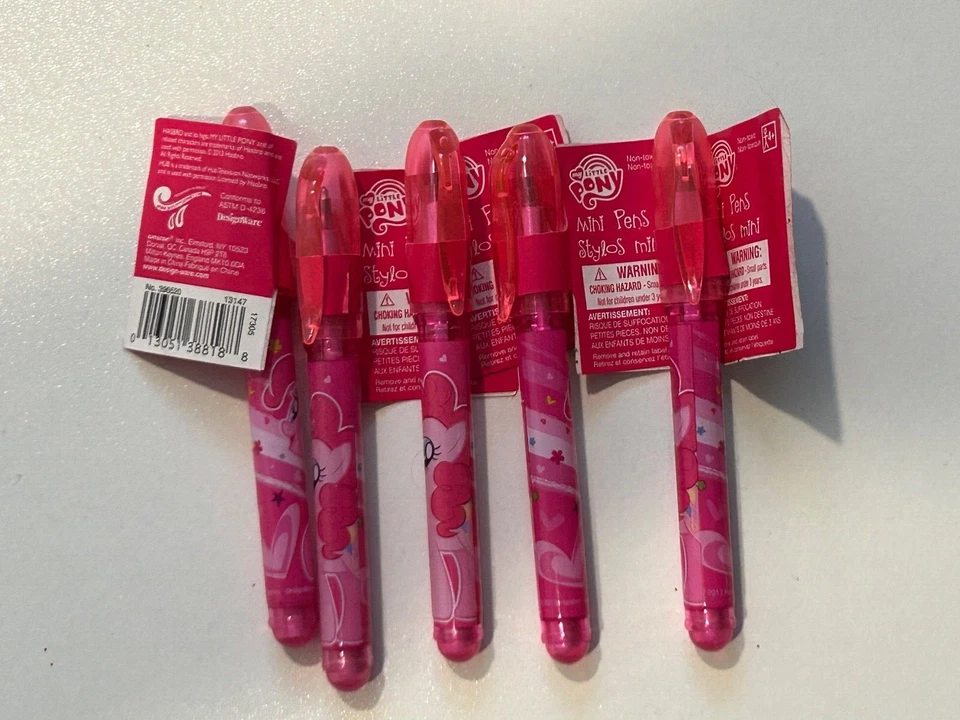 Hasbro My Little Pony Rosa Pluma Fiesta Favor Set de 5 Nuevo Foto 1 de 1