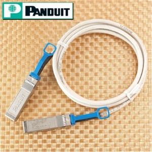 PANDUIT SFP+ 10GIG COPPER PSF1PXA1.5MWH 1.5m(4.9 ft) 30AWG Twinaxial Cable - Foto 1 di 2