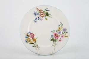 Shelley - Wild Flowers - Blue Edge - Tea / Side Plate - 141083G - Picture 1 of 1