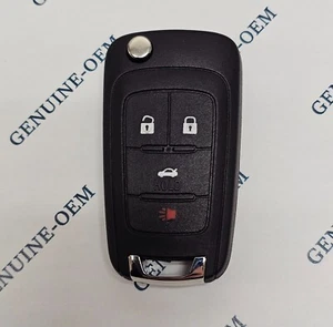 2014-2018 Chevrolet Impala Keyless Remote Entry Flip Key Fob 13586489 GM OEM - Picture 1 of 3