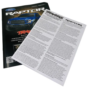 Traxxas Ford Raptor Model 58094-1 Quick Start Guide Manual Pack New - Picture 1 of 12