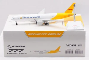 JC Wings 1:200 SINGAPORE AIRLINES DHL Boeing B777F Diecast Aircraft Model 9V-DHA - Picture 1 of 14