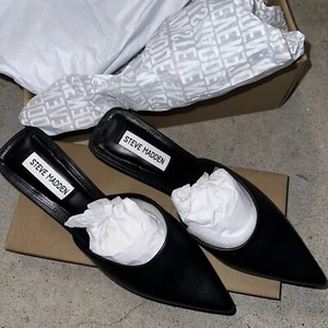 Steve Madden Hypnosis Black Leat Heel 8/38.5 - Picture 1 of 13