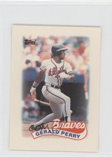 1989 Topps League Leaders Minis Gerald Perry #2
