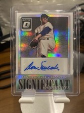 Don Newcombe Autograph 2016 Donruss Optic Brooklyn Dodgers #SSDN
