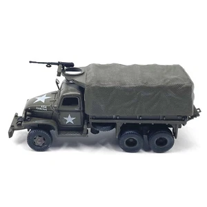 1/72 Scale WWII US Army GMC CCKW 353 Truck Simulation Military Model Toy For Kid - Picture 1 of 10