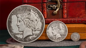 Mini Peace Dollar (Pack of 5 coins) by N2G - Picture 1 of 5