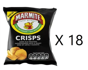 Marmite Flavoured Crisps 25g PACK OF 18 - Picture 1 of 1