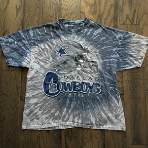 Vintage TrueFan NFL Herren Dallas Cowboys Tie Dye Kurzarm T-Shirt Größe XL - Bild 1 von 8