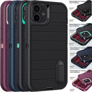 For Apple iPhone 11/11 Pro/11 Pro Max Hybrid Case Shockproof Kickstand Cover - Picture 1 of 36