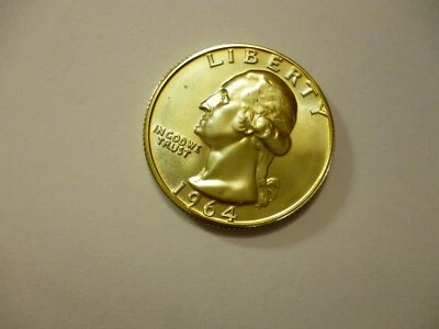 1964 proof quarter uncirculated toned - Image 1 of 4