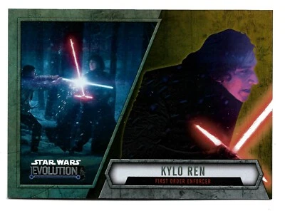 2016 Topps Star Wars Evolution GOLD Parallel #93 Kylo Ren #42/50 - Image 1 of 3