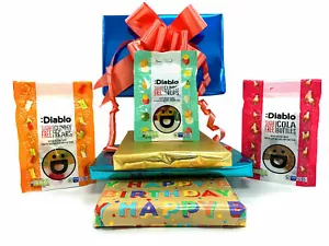 Diablo Sugar Free Diabetic Sweets Gummy Sweet Chocolate 3 x 75g Gift Hamper Box - Picture 1 of 1