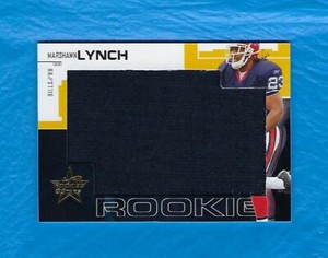 MARSHAWN LYNCH 2007 LEAF ROOKIES & STARS #202 ROOKIE "GOLD VERSION" #18/25 ! !