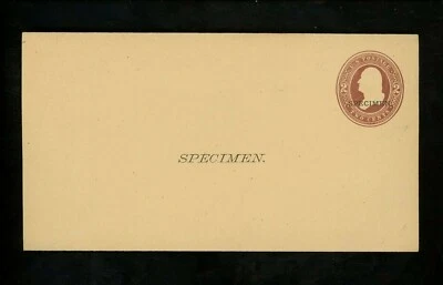 US Postal Stationery W283 Specimen Unused Wrapper Entire 2c Brown on Manila - Image 1 of 4