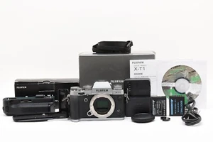 [BOX 1860shot] FUJIFILM X-T1 Graphite Silver Edition 16.3MP w/ VG-XT1 From JAPAN - Picture 1 of 12