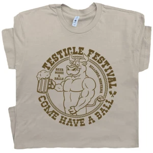 Camiseta del Festival de Testículos Camiseta Ofensiva para Hombres Mujeres Divertida Montana De Colección - Imagen 1 de 6