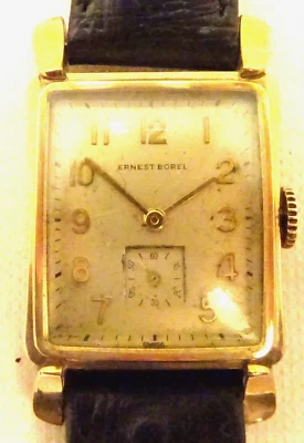 Ernest Borel Wristwatch 17J Antique Men's Running Gold Filled - Image 1 of 4