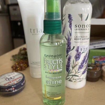 GARNIER Fructis Style Brilliantine Brillo Spray Fuerte 3 OZ Nuevo Foto 1 de 3