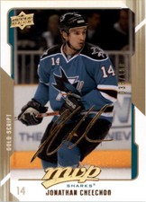 2008-09 Upper Deck MVP Gold Script Hockey Card Pick