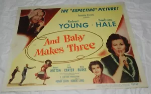 Set mit 8 Film-Lobbykarten - und Baby macht drei, 1949, Robert Young, B. Hale - Bild 1 von 9