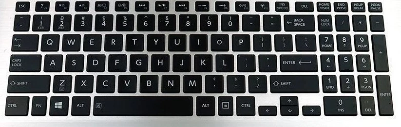 Toshiba Satellite Radius P55w P55w-B TECLADO PORTÁTIL TECLAS TECLAS (INDIVIDUALES) Foto 1 de 4