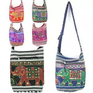 Sling Bag Elephant Messenger Crossbody Cross Body Handbag Backpack Hippie Hobo - Picture 1 of 20