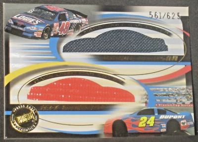Jeff Gordon Jimmie Johnson 2002 Eclipse Under Cover Race Used #DC2 (561/625) - Image 1 of 2