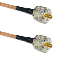 RG400 PL259 UHF Male to PL259 UHF Male Coaxial RF Cable USA-Ship Lot
