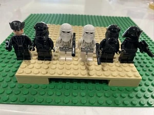 LEGO Star War First Order Minifigures Lot of 6 Crew, Tie Pilot, Stormtrooper - Picture 1 of 8