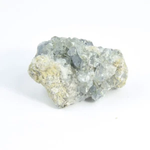 Madagascar Celestite Crystal druzy cluster sky Blue Geode Mineral 5.5oz - Picture 1 of 6