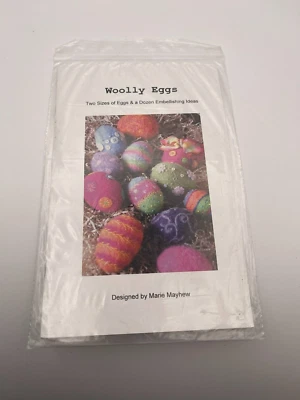 Marie Mayhew Patterns Wooly Eggs Easter Felting - Image 1 of 4